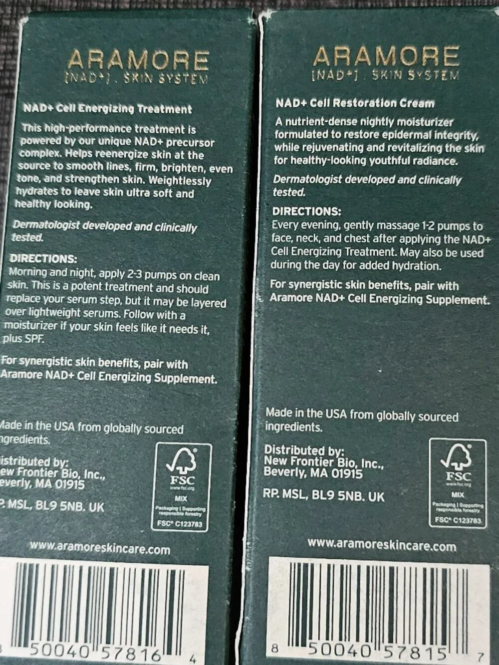 ARAMORE NAD+ SKIN SYSTEM SC-BIN2